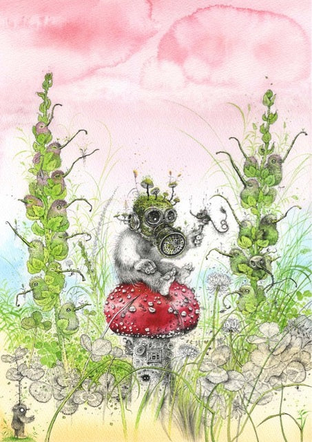 Entomologist II Limited Edition Print by Monika Mitkute at Quirky Fox