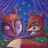 Fox’s Lullaby | Original oil painting by Rossella Paolini